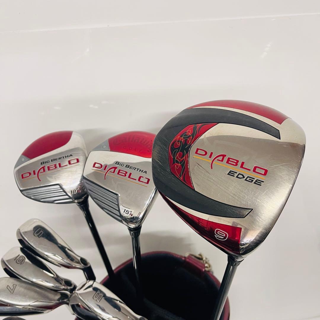 オール キャロウェイ メンズゴルフセット ゴルフ一式 クラブセット ディアブロ