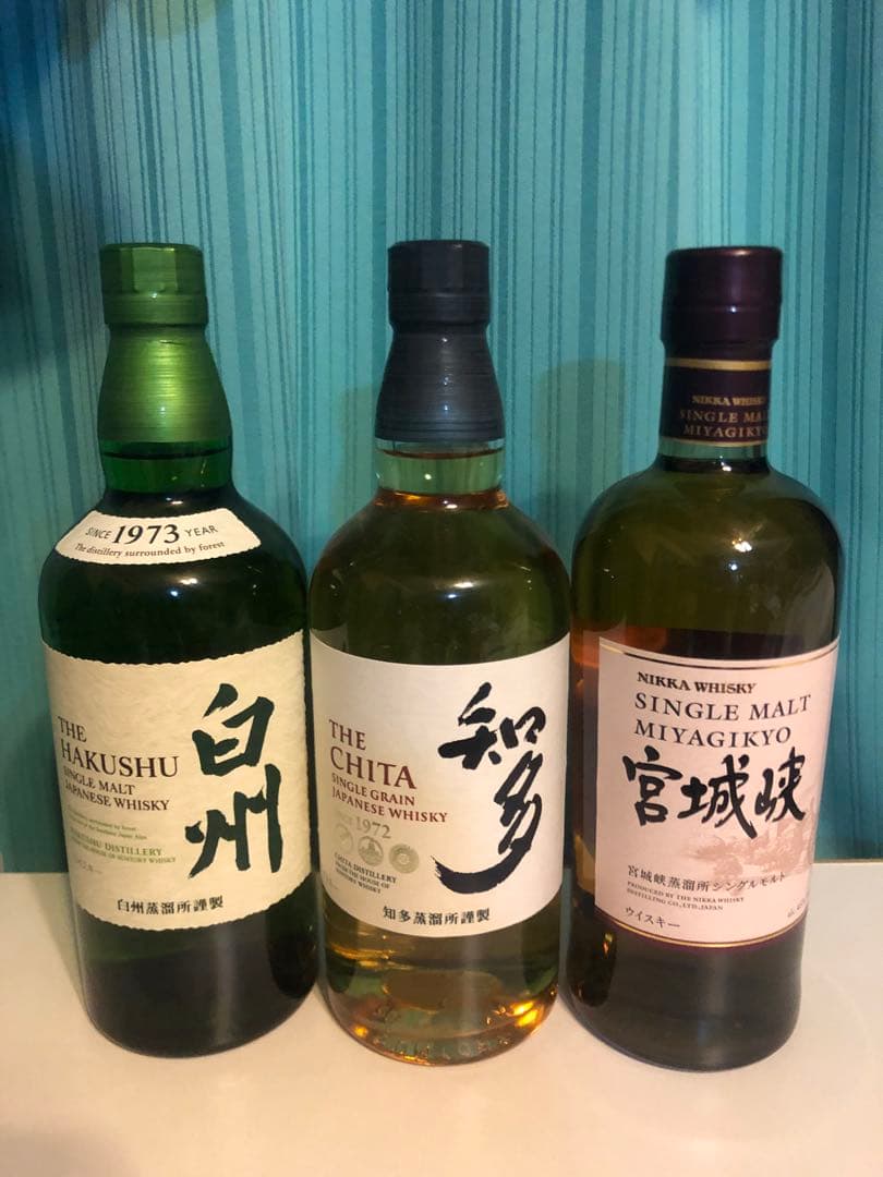 白州　知多　宮城峡　ウィスキーセット