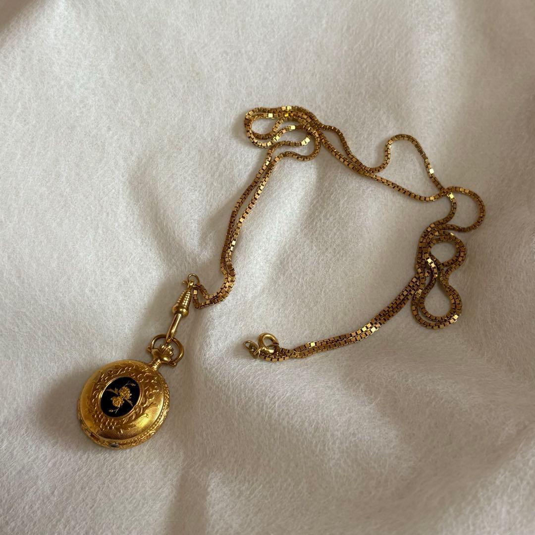 BUCHERERブッフェラー 懐中時計 ペンダントウォッチ アンティーク スイス