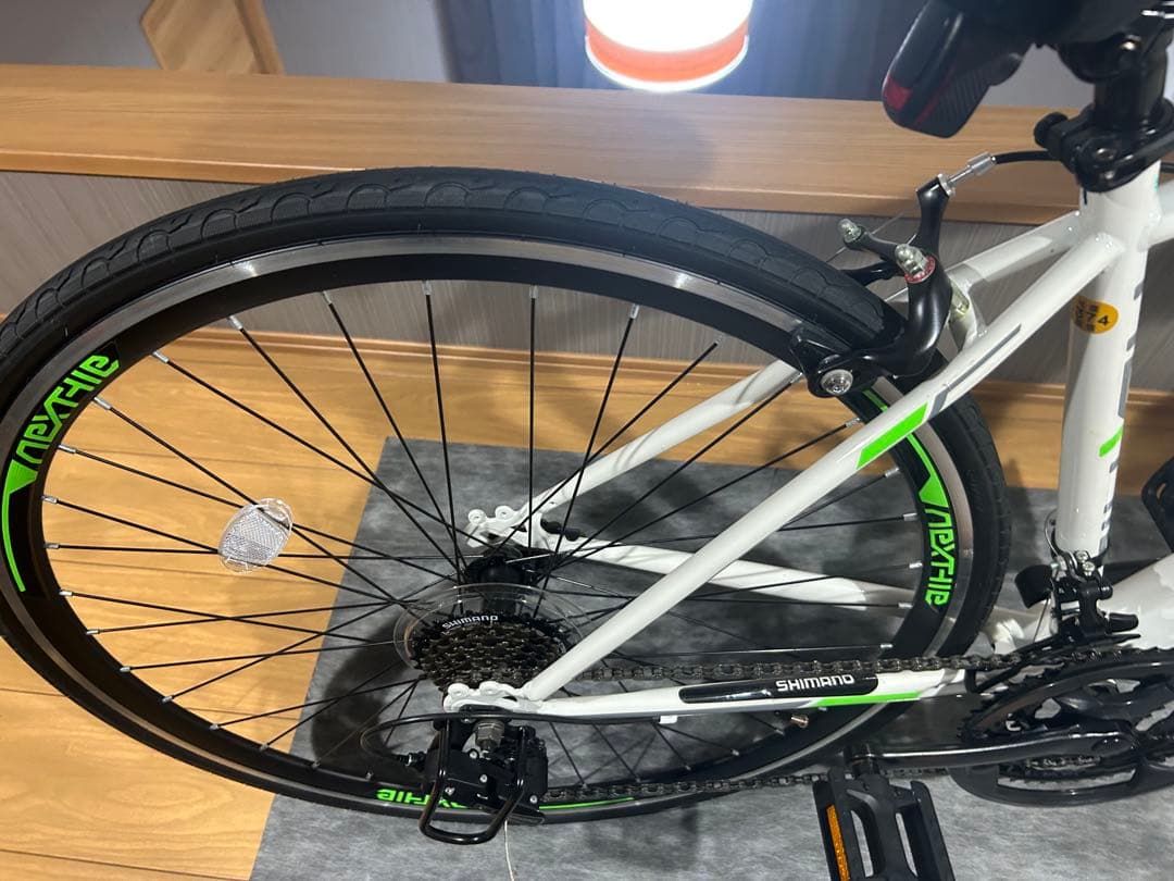 NEXTYLE(ネクスタイル) ロードバイク 自転車 ホワイト 発送も可