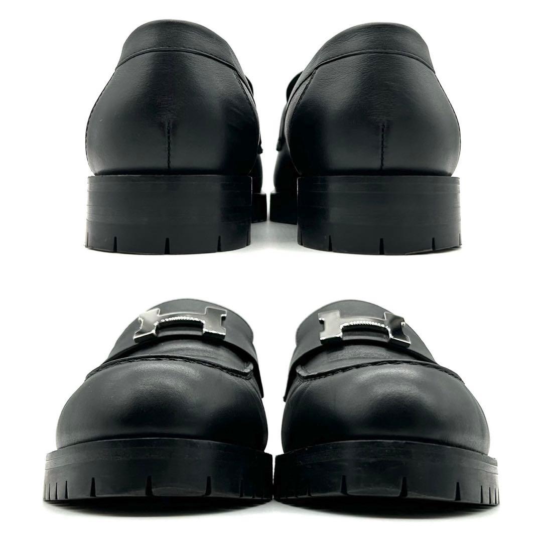 付属品完備　エルメス　モカシン　フォーブル　ローファー　36サイズ　黒　22cm