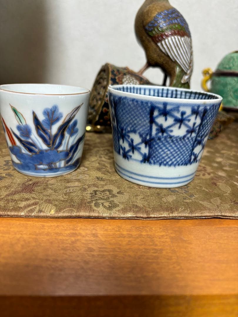 江戸時代古伊万里小ぶり蕎麦猪口５個