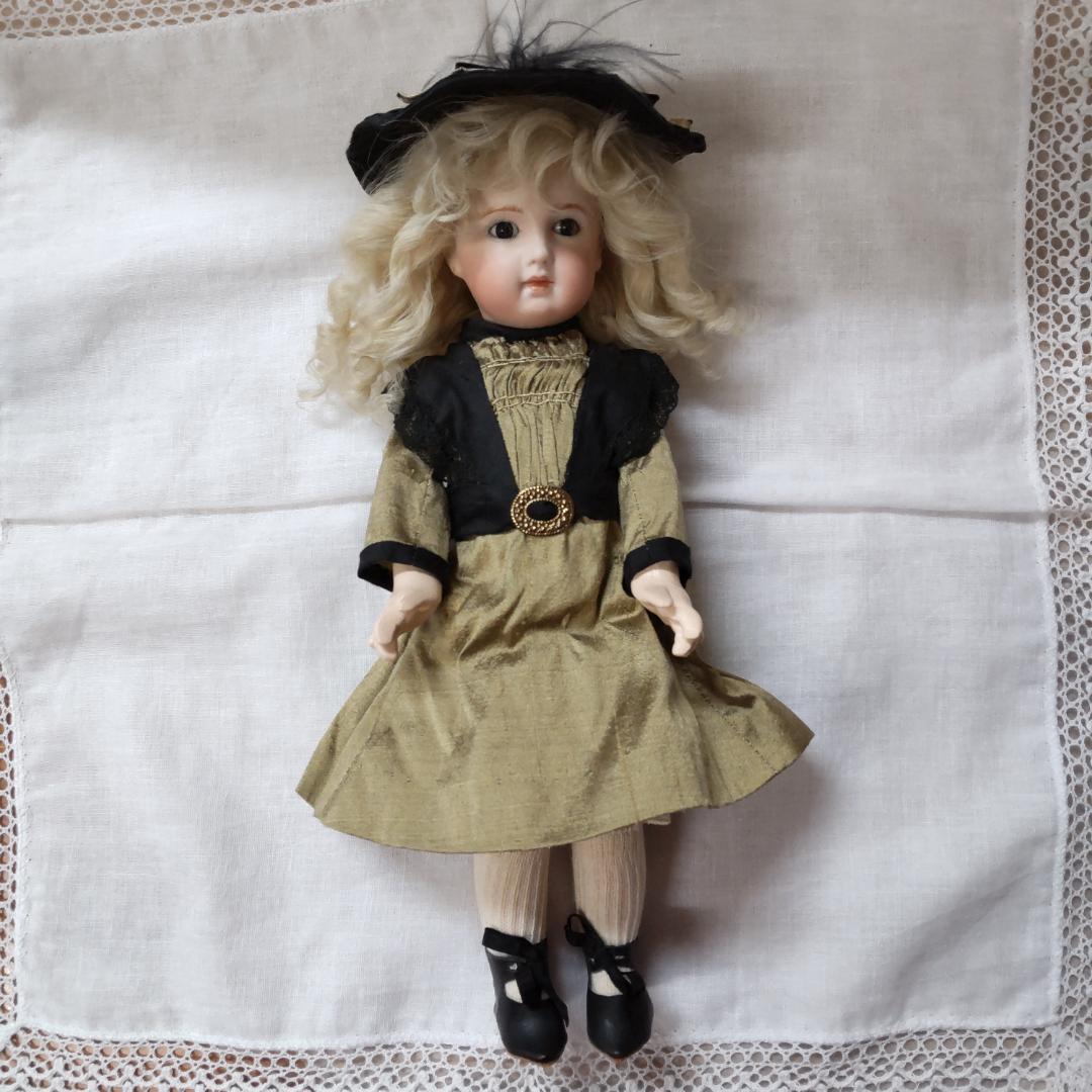 E.J　DOLLIN　アンティークドール風　リプロ　人形