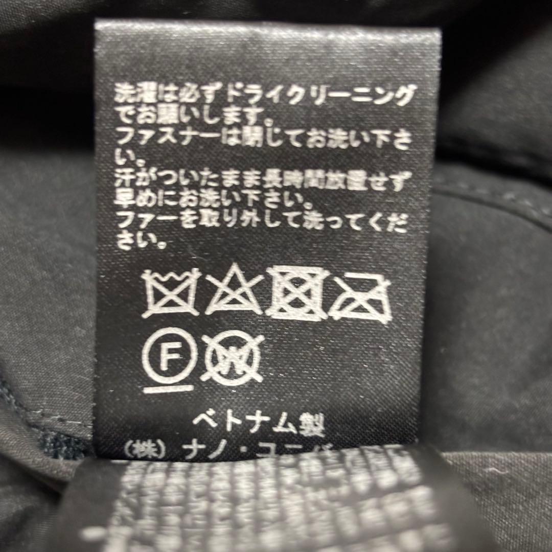 【極美品✨】ナノユニバース 近年モデル ハイブリッドダウンコート ファー付 M