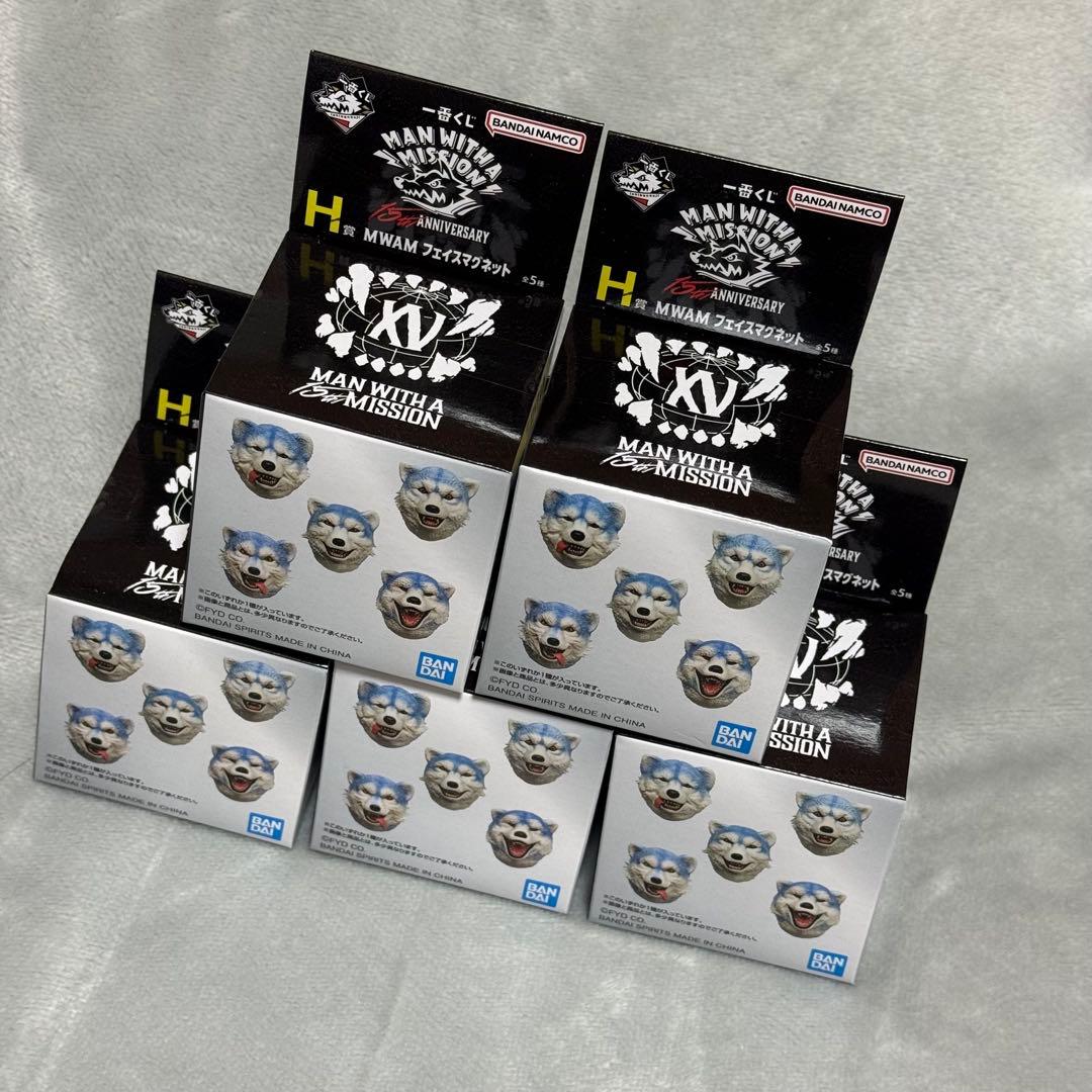 マンウィズアミッション 一番くじ H賞 フェイスマグネット コンプ