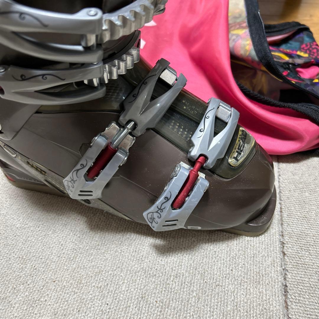 ヘッド（HEAD）（レディース）スキーブーツ レディース ブラウン