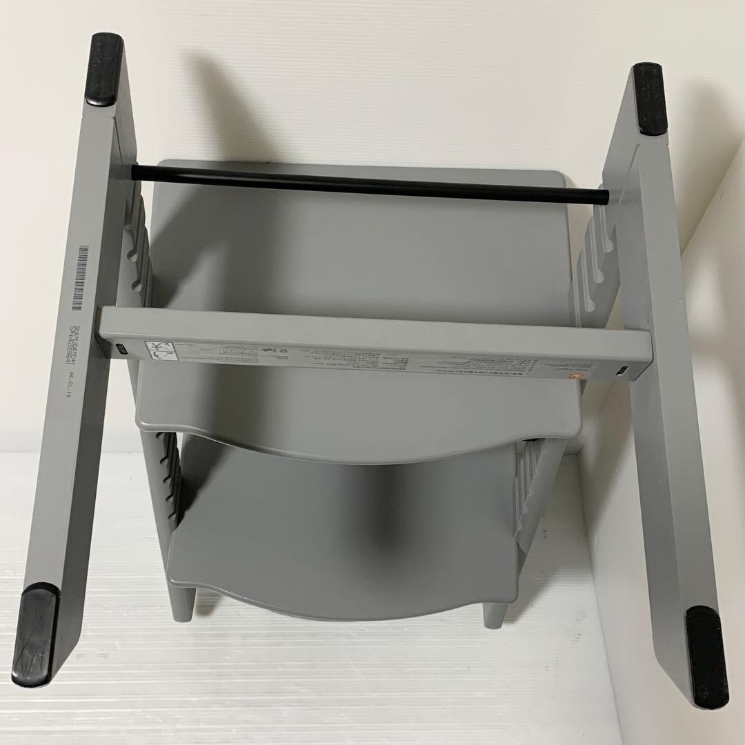 美品 ストッケ トリップトラップ グレー シリアル4 ベビーセット