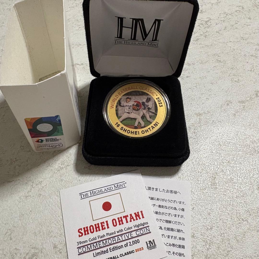 2023 WBC 大谷翔平　ゴールドカラー  二刀流　限定品 記念