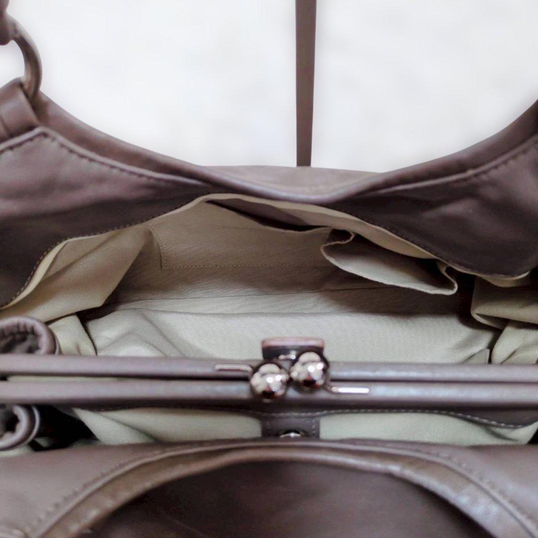 coach コーチ　ハンド　ワンショルダー　がま口　レザー　y2k