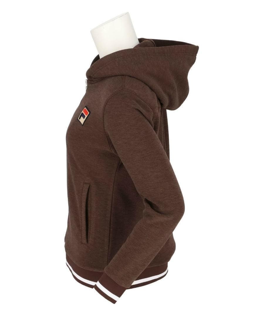 フィラ　FILA　テニスウェア　レディース　フルジップパーカー　M　ブラウン