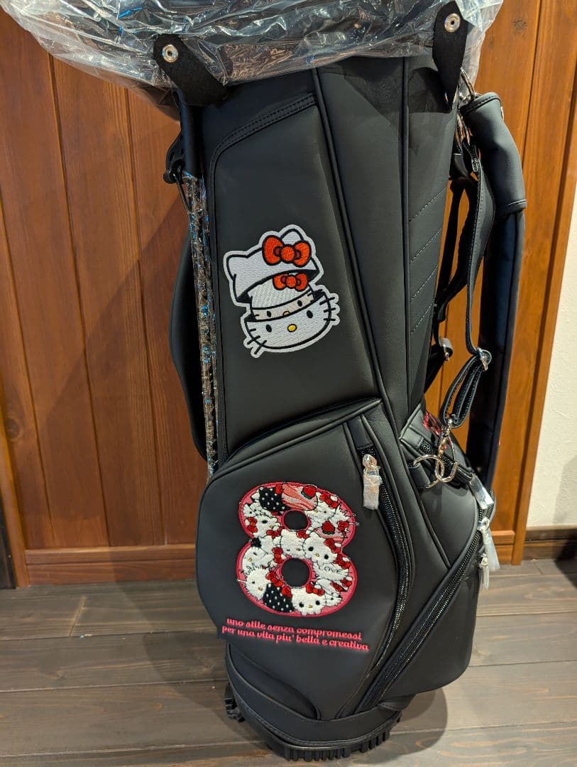 ムータマリン ハローキティ ゴルフバッグ スタンド式
