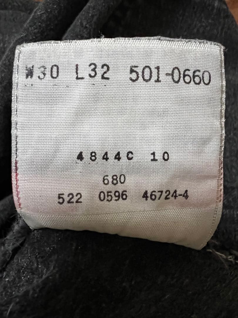 90s Levi's 501 USA製先染めブラックＲタブ30×32