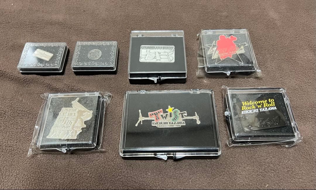 矢沢永吉　ライブSS席特典ピンバッジ 7個