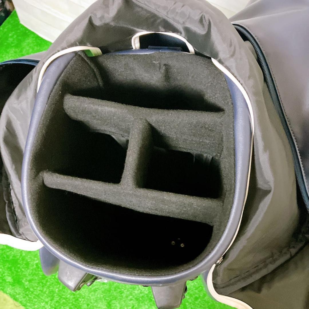 【極美品】トミーヒルフィガー ゴルフキャディバッグ 9型 ネイビー 2022年製