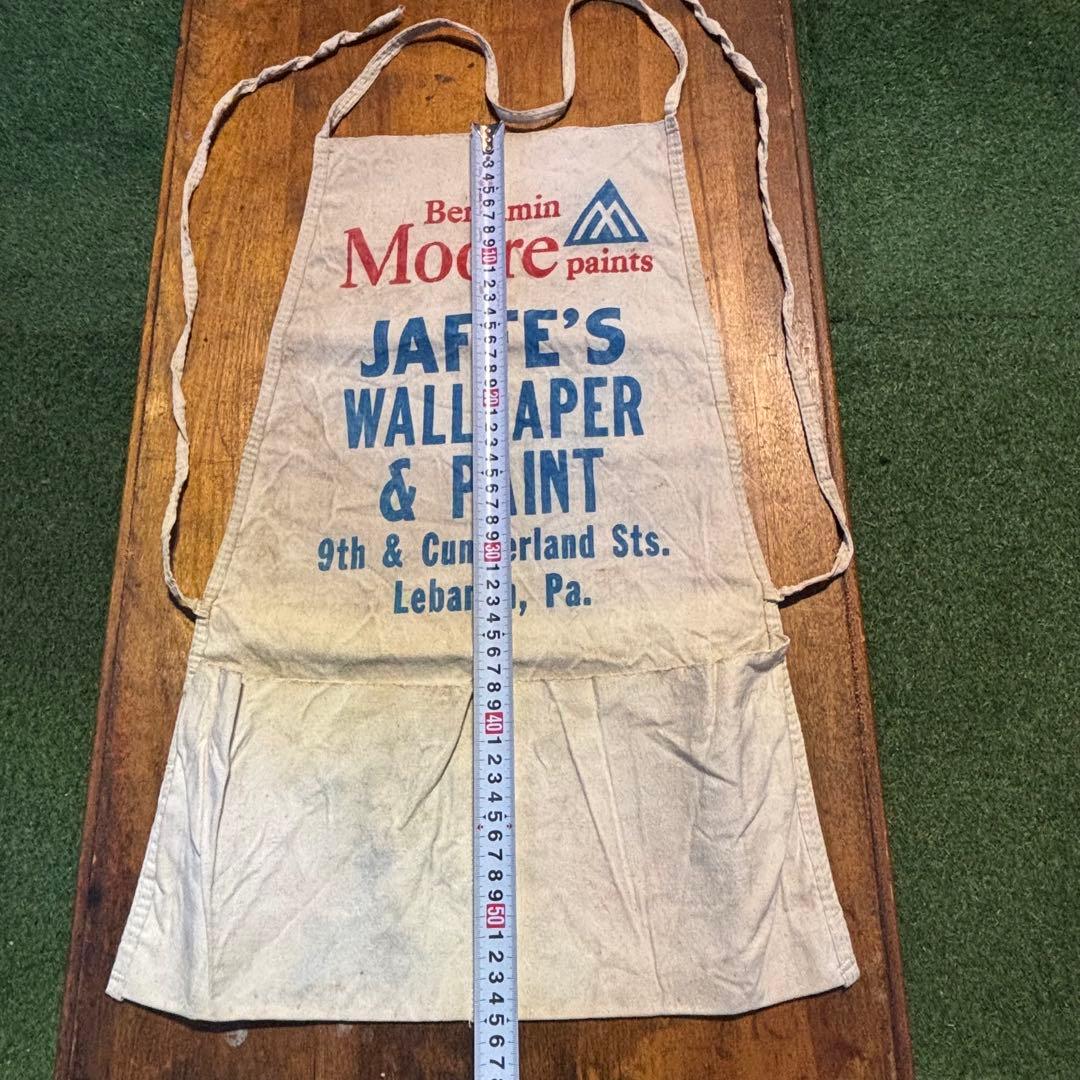 アメリカ ヴィンテージ ワークエプロン Moore paints 当時物