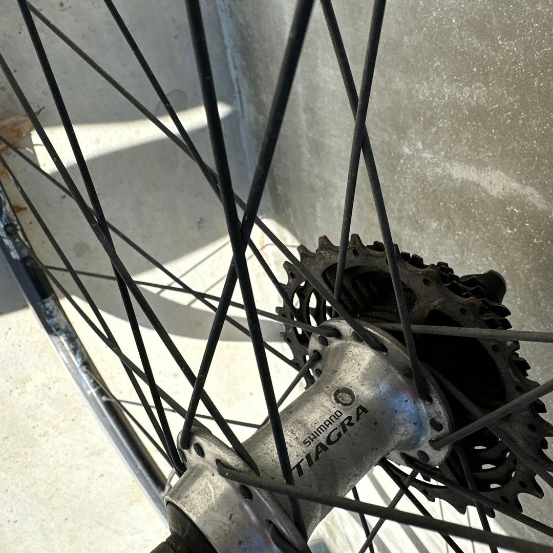 Bianchi 水色 ロードバイクフレーム + Tiagraホイール