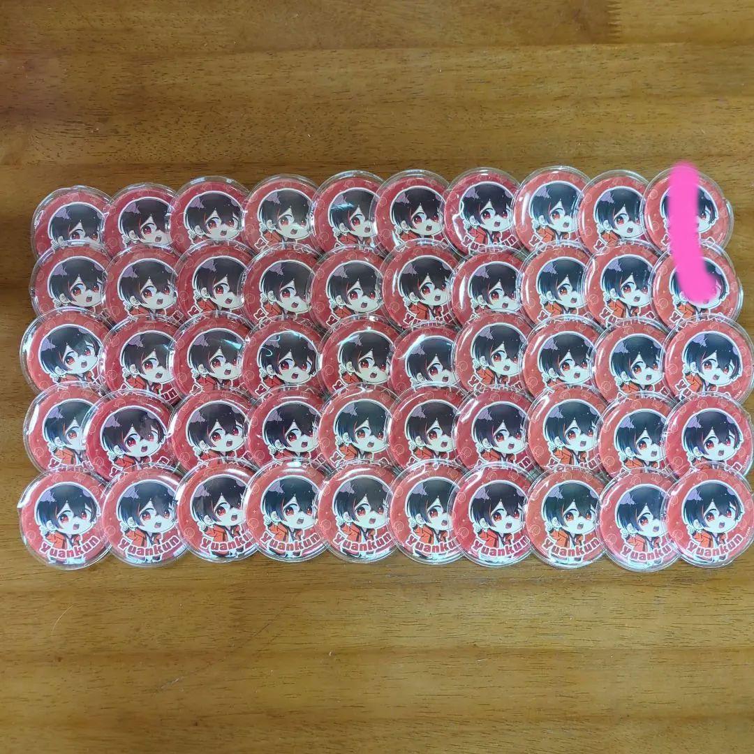 カラフルピーチ　ゆあんくん　缶バッジ　 50個セット