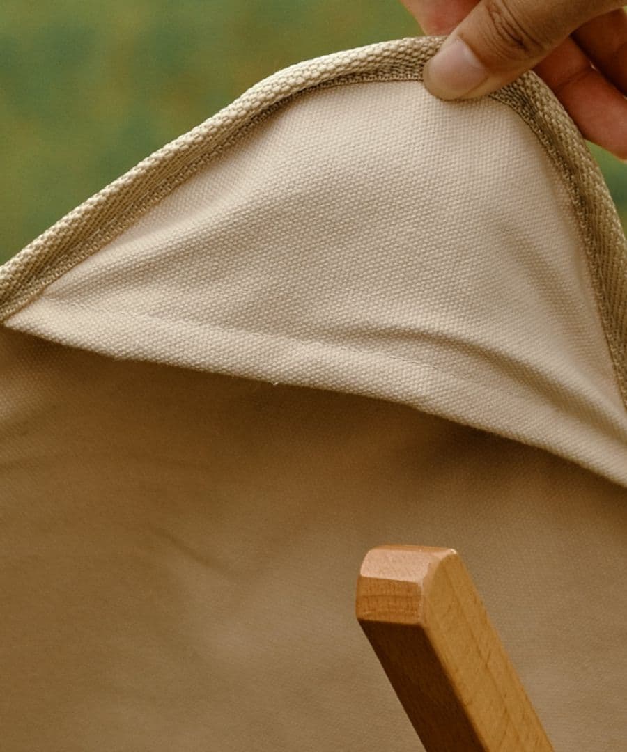 S'more　スモア ウッディーパックチェア ブナ材 木製キャンバスチェア　2脚