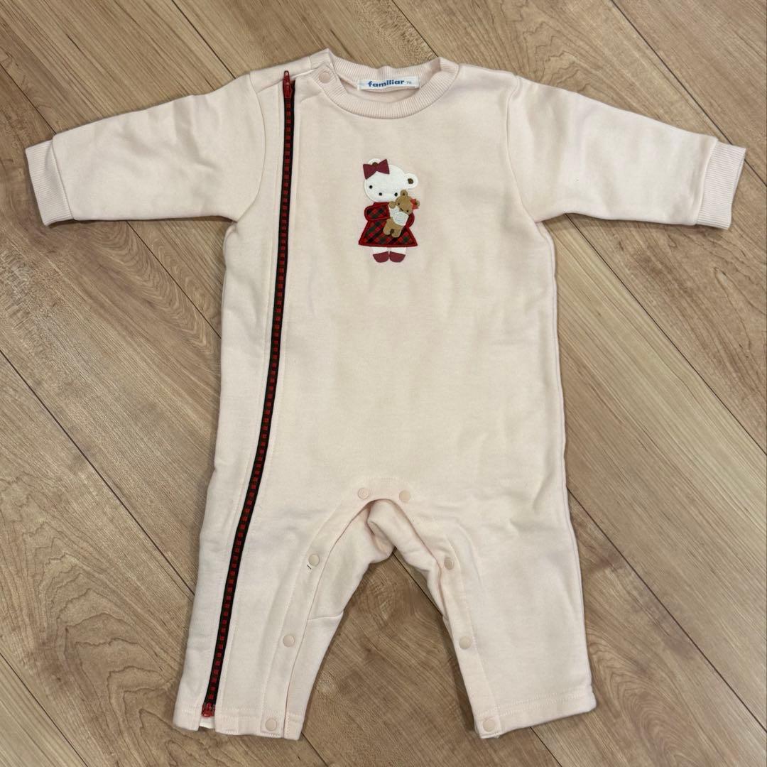 ファミリアfamiliar＊ロンパース70cd