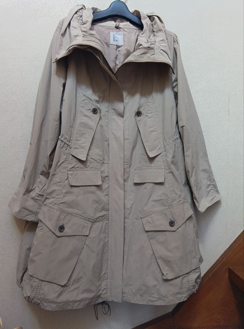 Cube -Cube センソユニコ ベージュ モッズコート