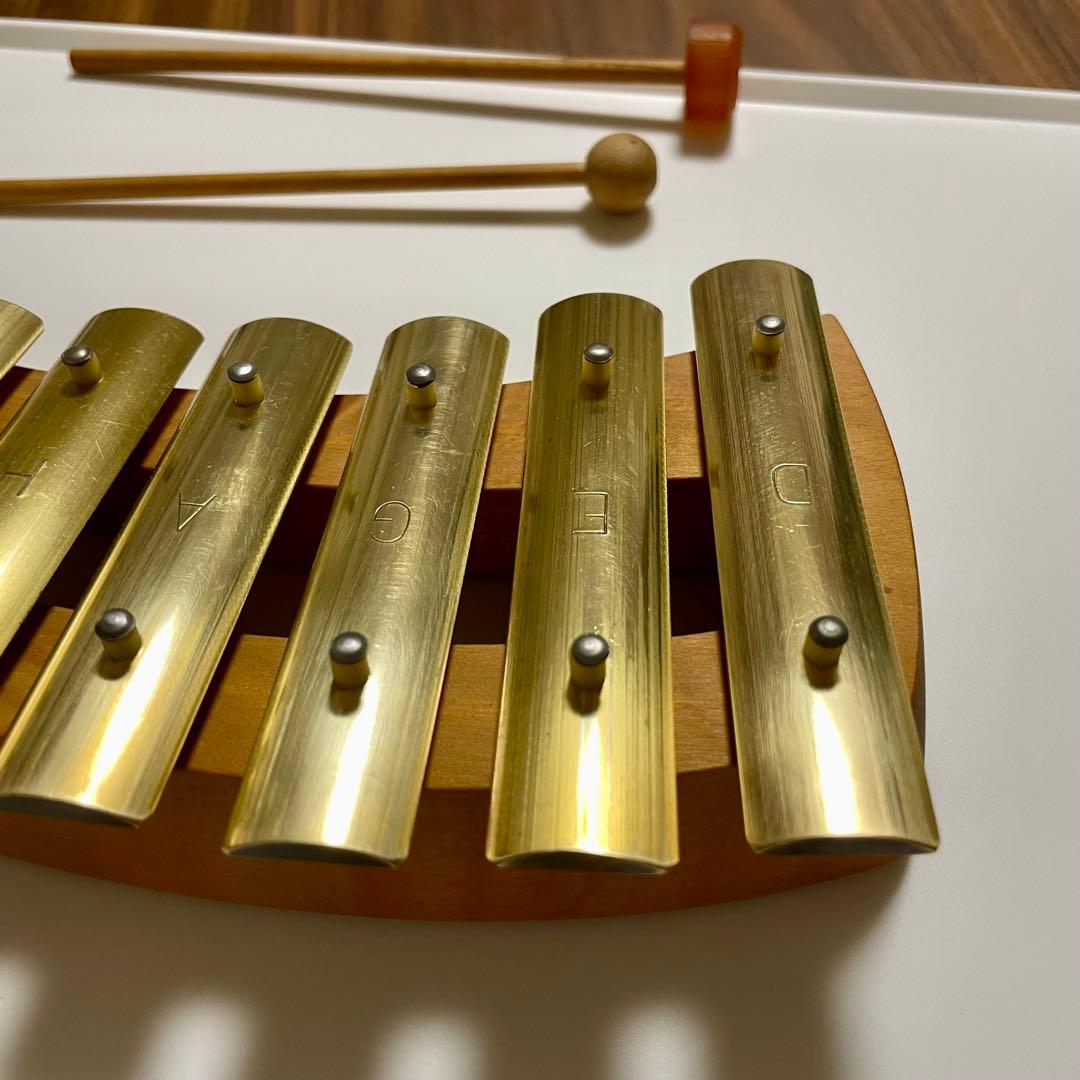 AURIS アウリスグロッケン ペンタトニック 7音 鉄琴 打棒2本付き