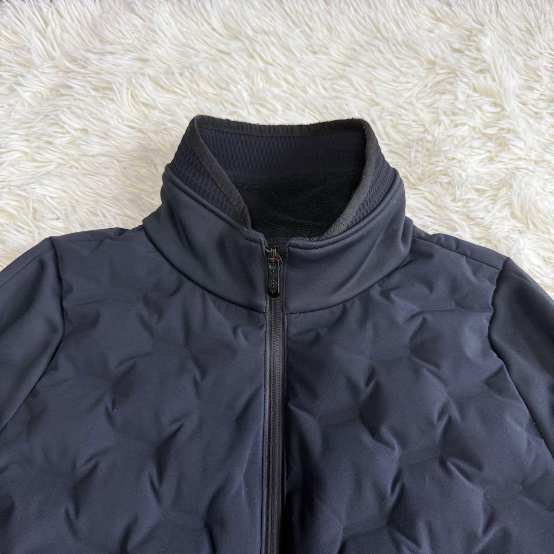 【デサントゴルフ】美品ダウンジャケット g-arc Lサイズ メンズ ブラック