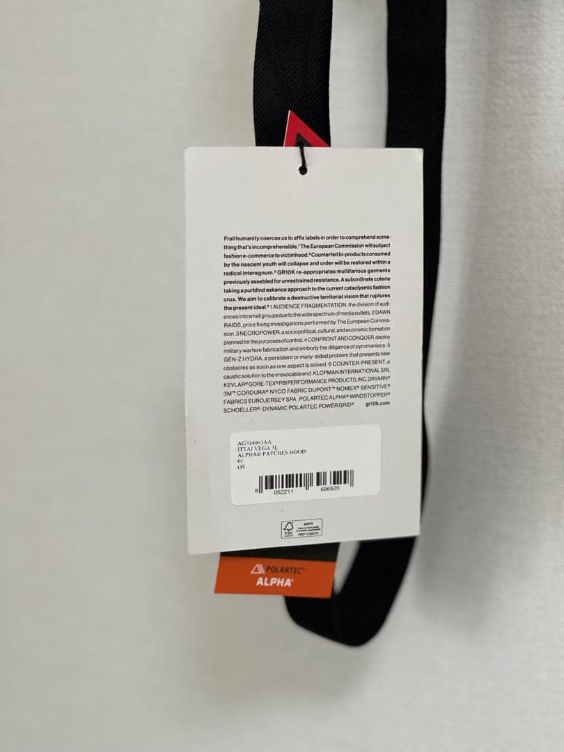 アクセサリー GR10K ALPHA PATCHES HOOD / _J.L-A.L_