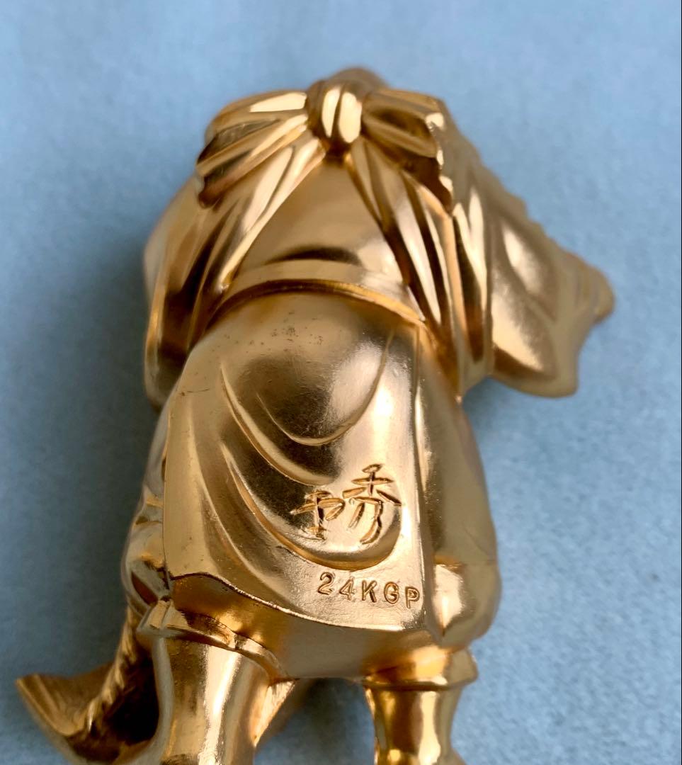 ☆【縁起物】開運 七福神 牧田秀雲原型 24金純金メッキ