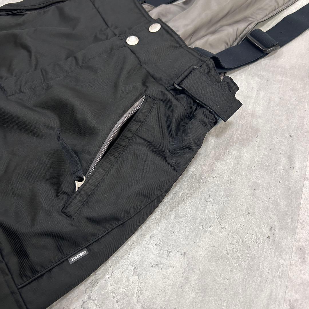 A920 美品 DESCENTE スキーウェア 上下セット メンズ M 赤×黒