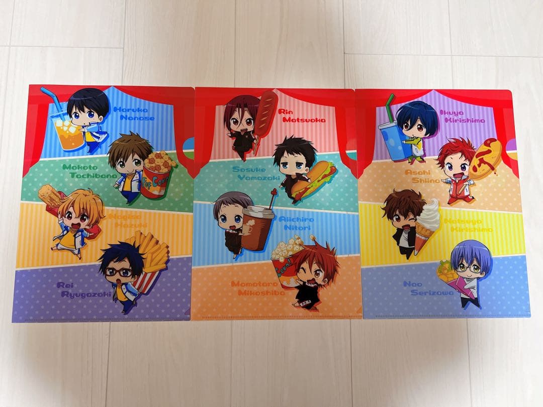 Free!クリアファイルセット