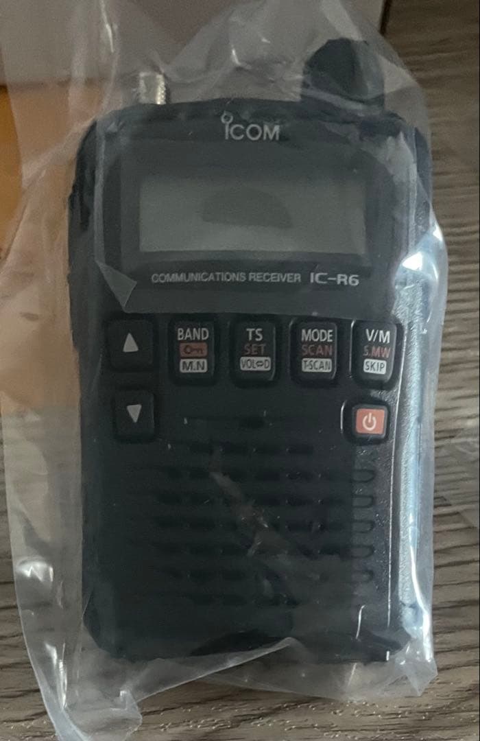IC-R6 アイコム 広帯域ハンディレシーバー 受信改造済 別売りアンテナ付
