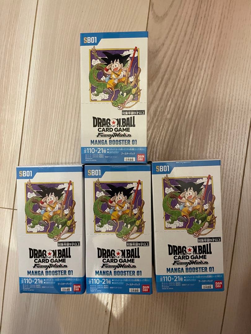 MANAGA BOOSTER 01 4BOX分　96パック