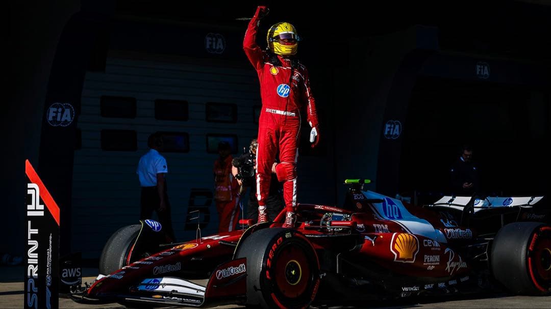 LookSmart Ferrari F1 1/64ルイスハミルトンミニカー