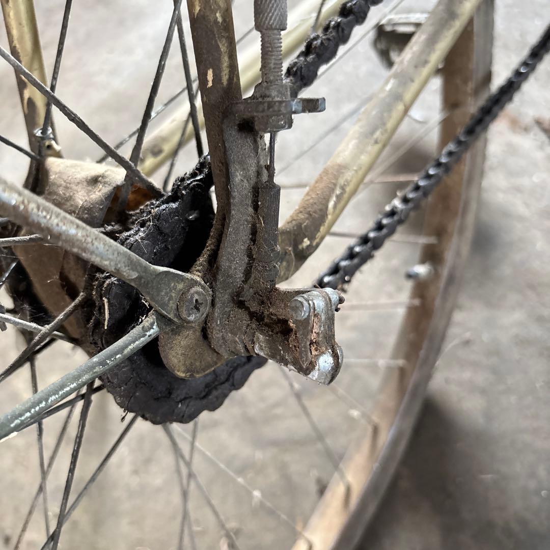 ベージュ シティサイクル 前照灯付き引き取り限定