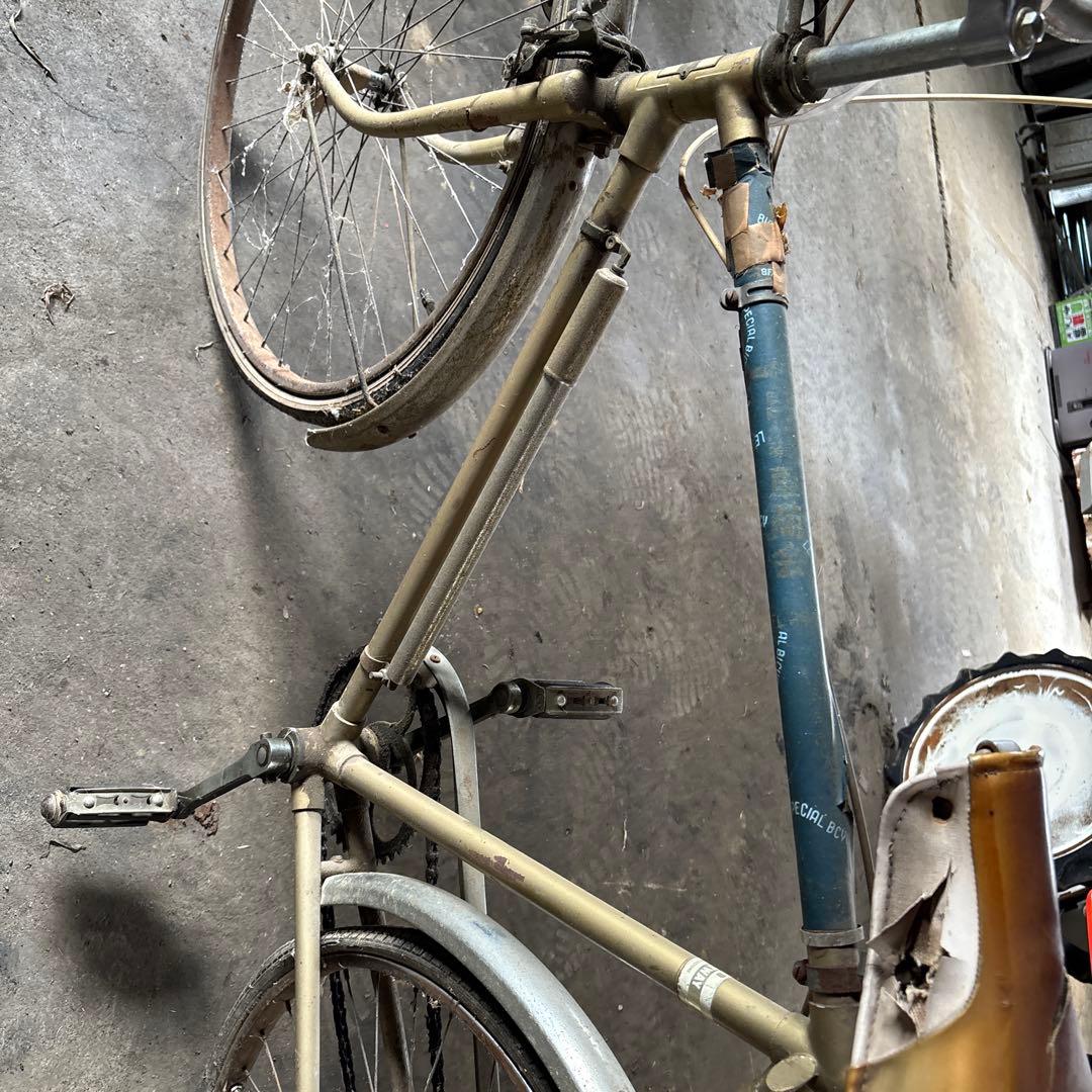 ベージュ シティサイクル 前照灯付き引き取り限定