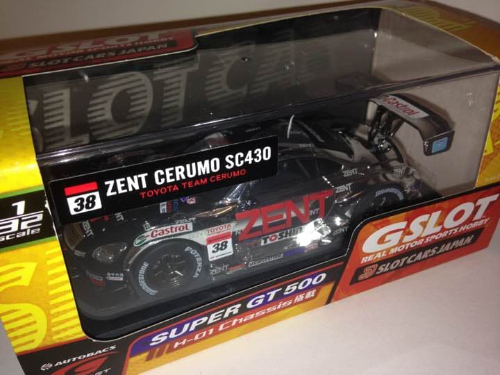 帯破れ有 GSLOT 1/32 ZENT SC430 スロット レーシング カー