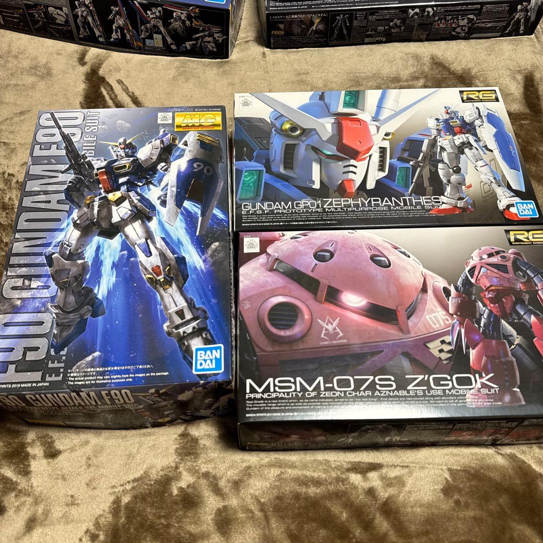 RG MGガンプラ7点まとめ売り HI-νガンダム F90 サザビー 福岡ν