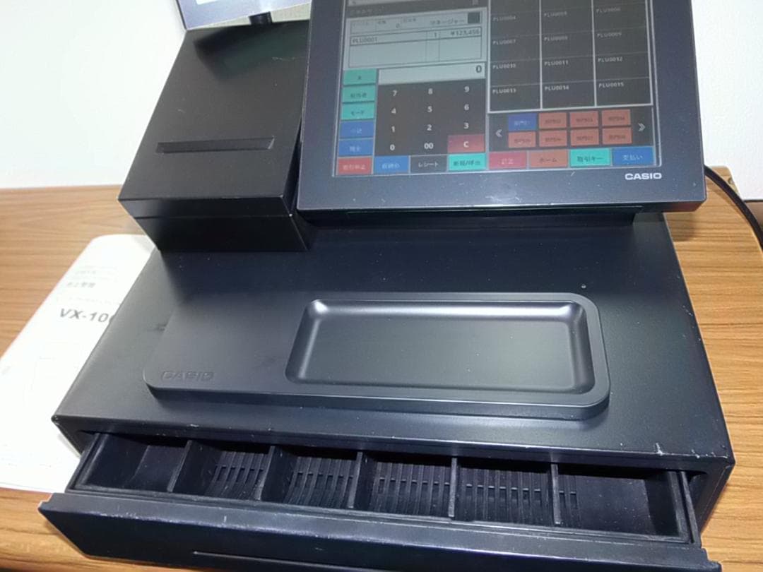 人気の黒1/17設定無料AndroidカシオVX-100インボイスレジスター