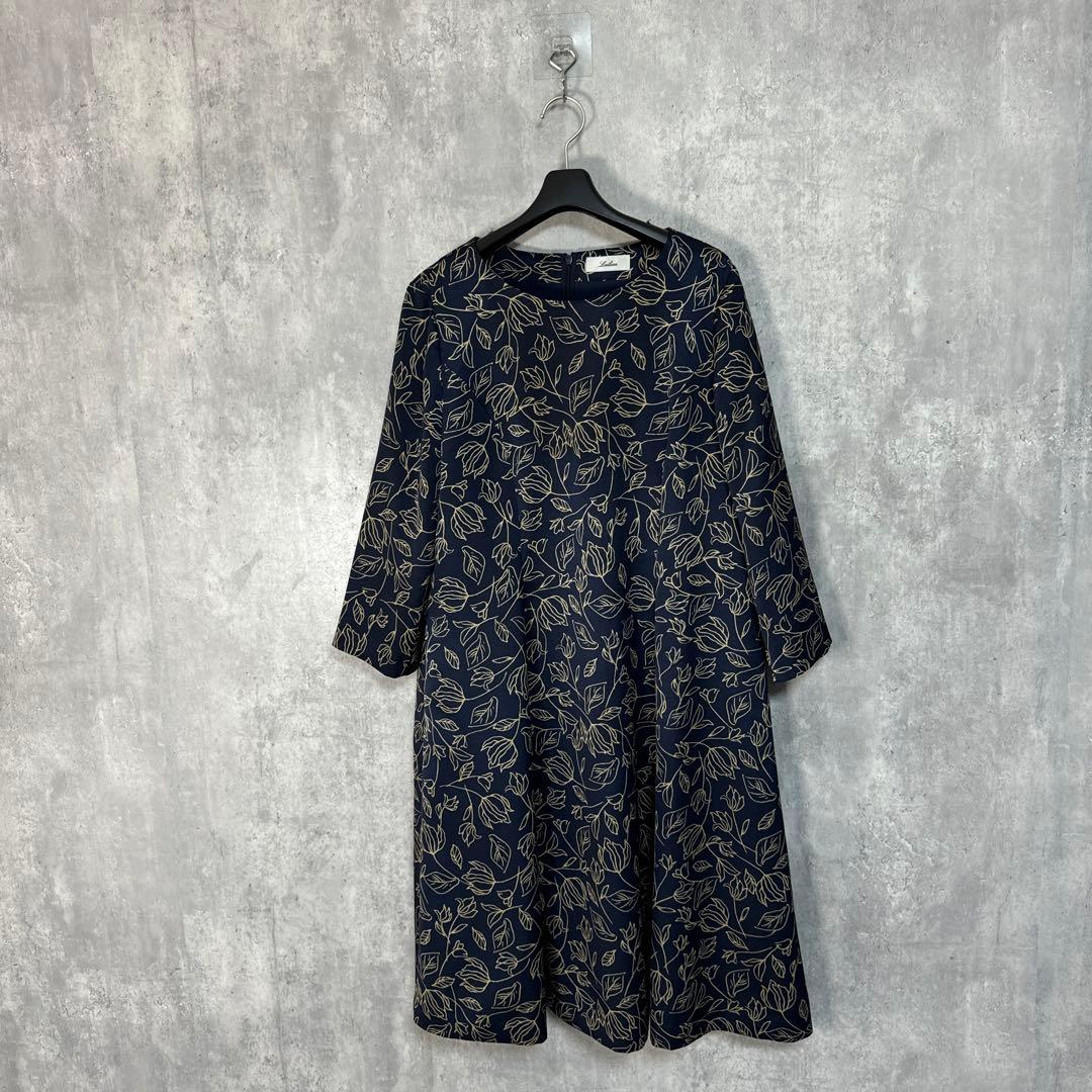 Leilian プリントワンピース 13＋