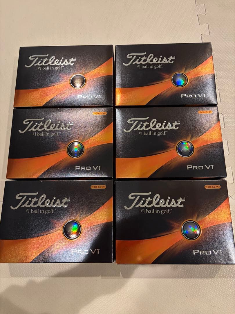 Titleist Pro V1 ゴルフボール72球　6箱セット