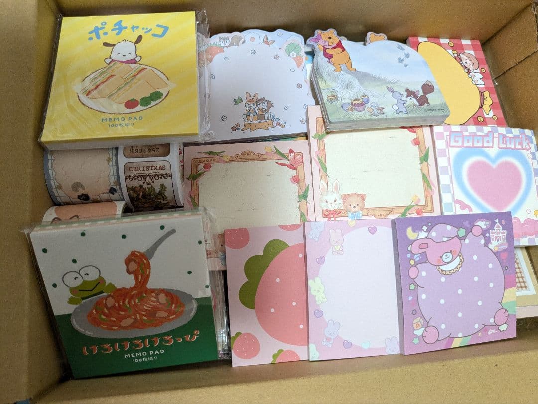 メモ帳　シール大量ぼっくすB　８０サイズ