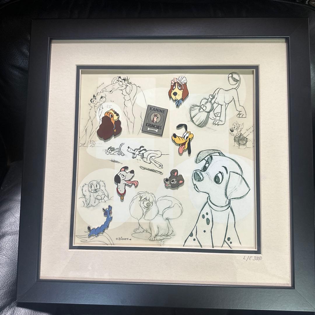 2002ディズニー犬のキャラクターピンズフレーム