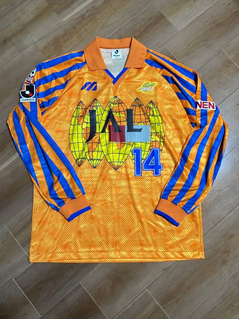 ■【未使用】清水エスパルス 選手支給 93-96 長袖 ユニフォーム