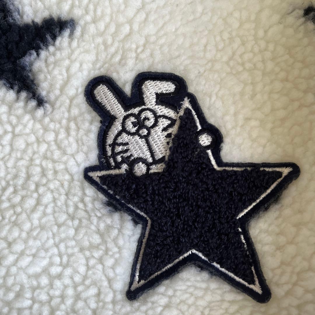 ジャックバニー ドラえもん 星柄 ボア フリース ブルゾン サイズ1