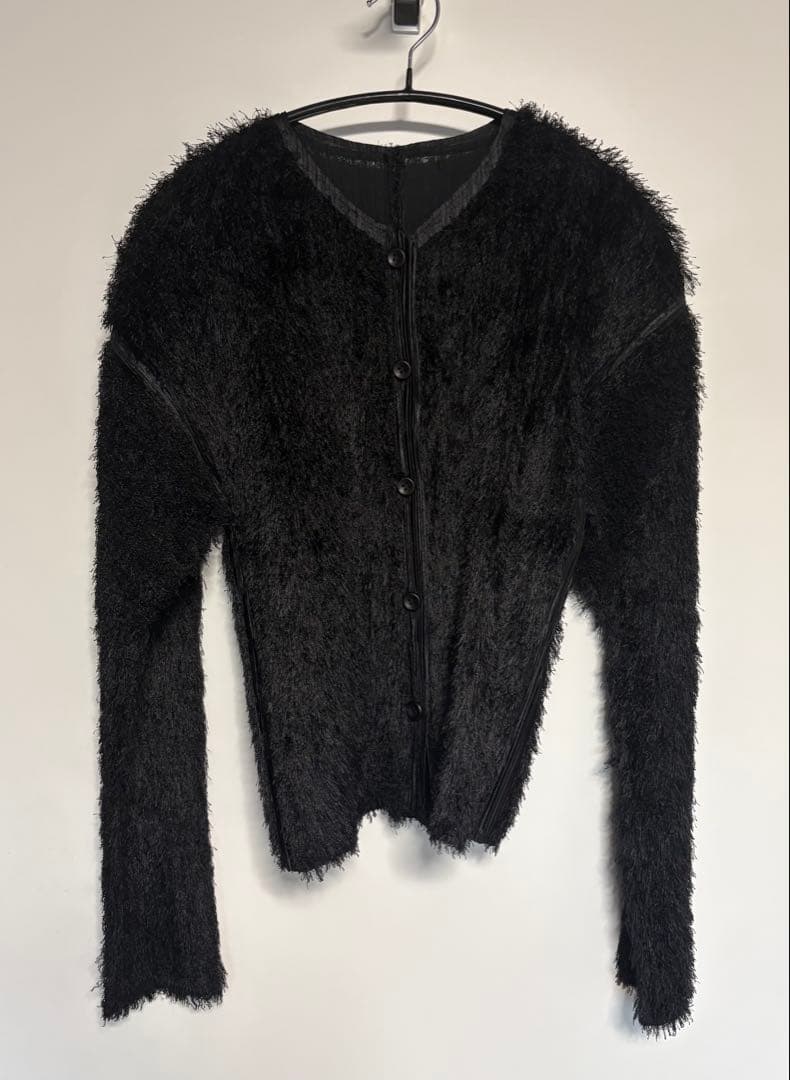PLEATS PLEASEプリーツプリーズ イッセイミヤケ カーディガン 黒