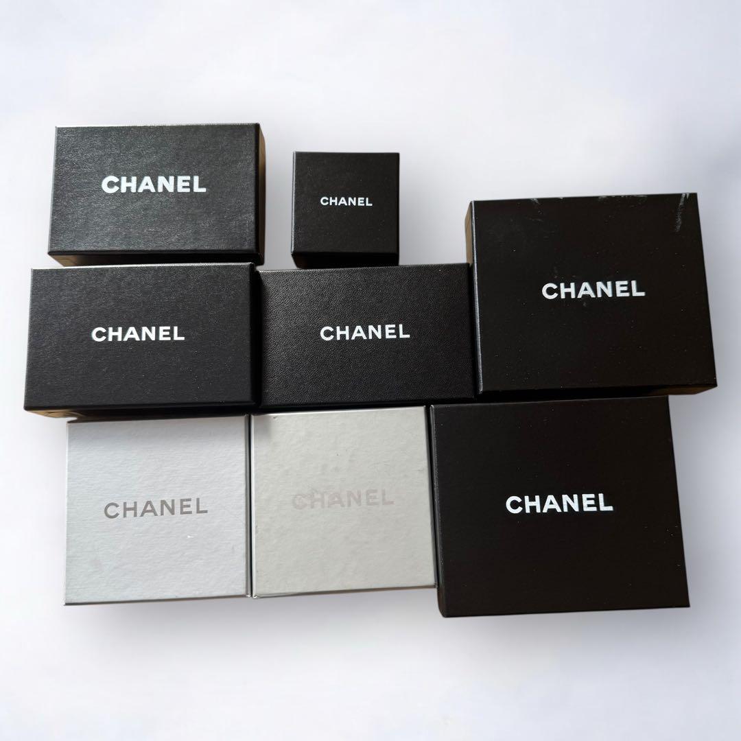 CHANEL シャネル ギフトボックスセット 複数サイズ ブラック グレー