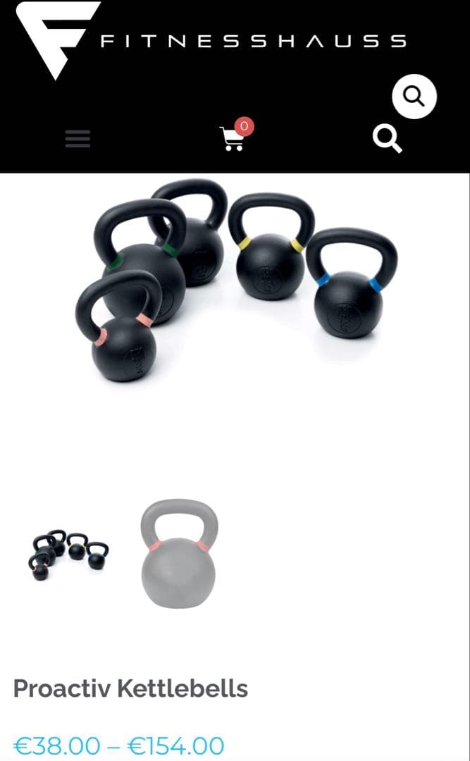 ケトルベル　PRO ACTIVE(プロアクティブ) 20kg ②