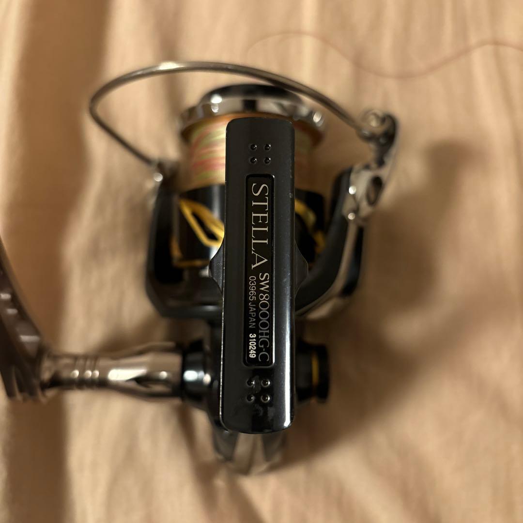 美品SHIMANO STELLA8000hgリブレハンドル、純正ハンドル付き