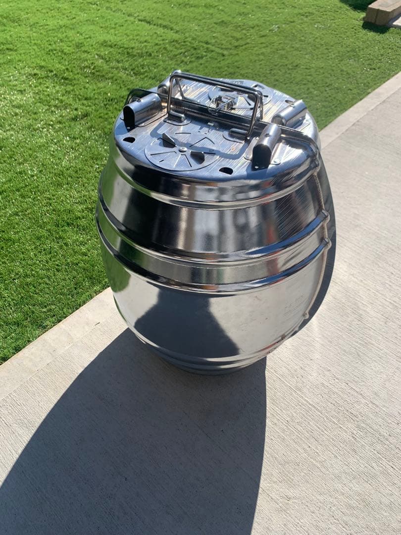 バーベキューグリル　樽型