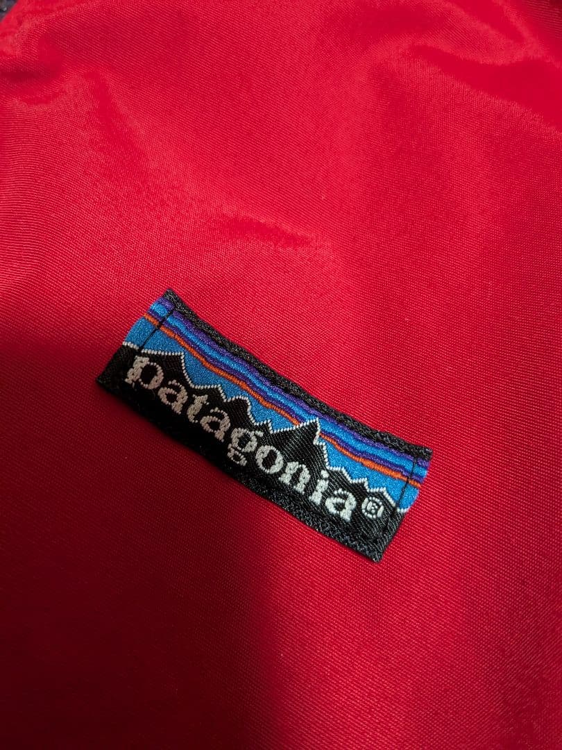 ぬ*こ様 パタゴニア　シェルドシンチラジャケット　80s USA製　レッド